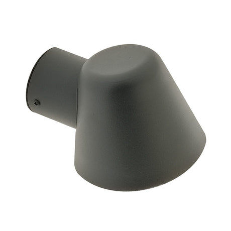 Aplique de pared led fabricado en acero y policarbonato extremadamente resistente a los rayos solares. Además de estar fabricadas con un IP44 que le hace apto para exteriores. Permite alojar una bombilla GU10