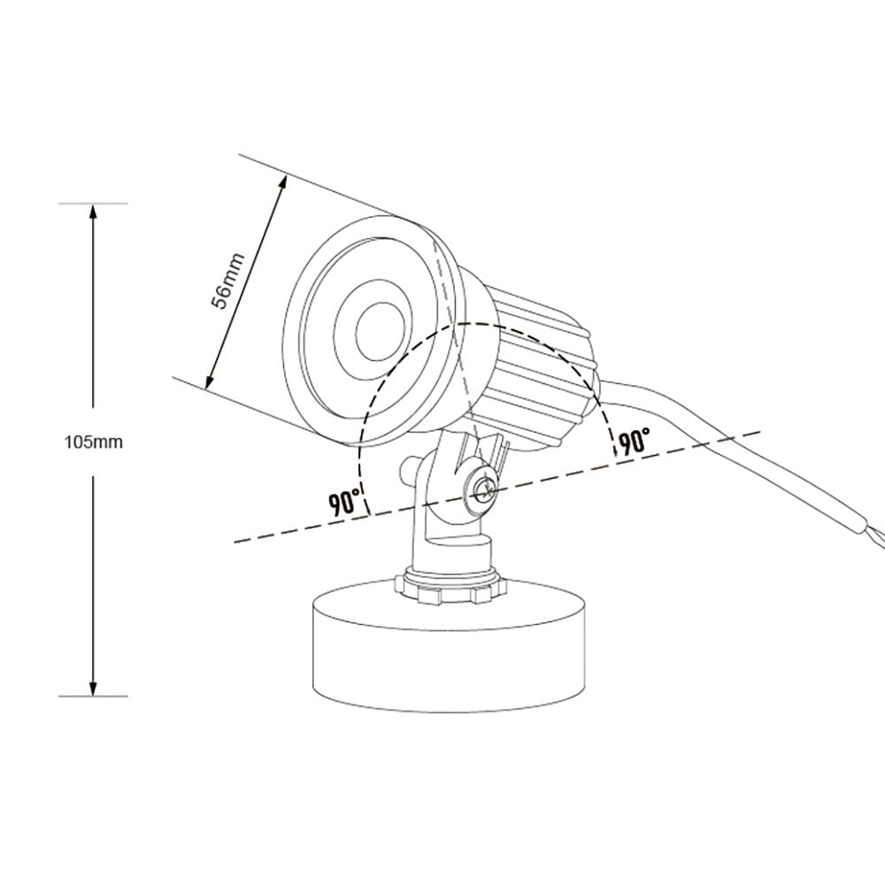 Foco de exterior para lograr una iluminación perfecta de tu jardín de forma fácil y cómoda. Los cabezales ajustables te proporcionan la flexibilidad que necesitas para dirigir la luz y crear el efecto deseado. También te permiten iluminar paños de pared fácilmente y con gran efectividad.