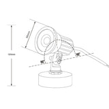 Foco de exterior para lograr una iluminación perfecta de tu jardín de forma fácil y cómoda. Los cabezales ajustables te proporcionan la flexibilidad que necesitas para dirigir la luz y crear el efecto deseado. También te permiten iluminar paños de pared fácilmente y con gran efectividad.