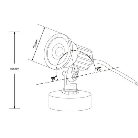 Foco de exterior para lograr una iluminación perfecta de tu jardín de forma fácil y cómoda. Los cabezales ajustables te proporcionan la flexibilidad que necesitas para dirigir la luz y crear el efecto deseado. También te permiten iluminar paños de pared fácilmente y con gran efectividad.