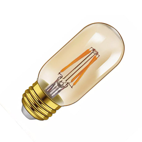 La Bombilla LED E27 Filamento Gold T45 de 4W de potencia es perfecta para actualizar nuestras bombillas sin perder la estética retro.