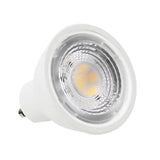 Bombilla LED regulable con casquillo GU10 de alta potencia lumínica. El sustituto perfecto para bombillas halógenos de las vitrinas y escaparates. Ahorro de hasta el 90% en su consumo de luz.