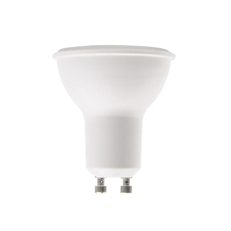 Bombilla LED regulable con casquillo GU10 de alta potencia lumínica. El sustituto perfecto para bombillas halógenos de las vitrinas y escaparates. Ahorro de hasta el 90% en su consumo de luz.