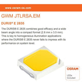 Nueva generación de Bombillas LED con diodo SMD 2835 con Chip OSRAM de Alta Luminosidad y con Driver sin Flick. Ahorro de hasta un 80% reemplazando a los halógenos tradicionales, ofreciendo un gran haz de luz con sus 220º de apertura y de alta calidad.