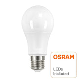 Nueva generación de Bombillas LED con diodo SMD 2835 con Chip OSRAM de Alta Luminosidad y con Driver sin Flick. Ahorro de hasta un 80% reemplazando a los halógenos tradicionales, ofreciendo un gran haz de luz con sus 180º de apertura y de alta calidad.