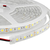 Rollo de tira LED monocolor impermeable para uso en exterior, cubierta de silicona (protección IP68) y flexible. No genera calor y tiene un costo de mantenimiento muy bajo