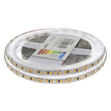 Tira LED con el nuevo Chip Samsung de alta potencia lumínica SMD2835. Incorpora cinta adhesiva 3M-9080HL de máxima calidad para colocar la tira en cualquier superficie. Tira de 5 metros con 840 led de alto brillo y un elevado CRI 90 que proporciona una luz espectacular.