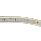 Tira LED flexible con protección IP66 con 120 chip led SMD2835 por metro OSRAM de alta potencia lumínica, permite una longitud máxima de 20 metros continuos sin caídas de tensión.