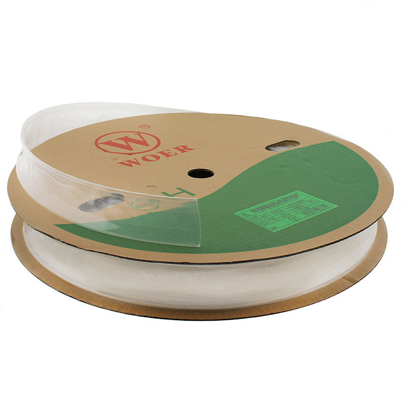Termoretractil transparente Ø15mm,  de 1m de longitud  para unir y sellar las conexiones que se realicen con LED NEON de 6x12mm y otras tiras led de similares medidas.