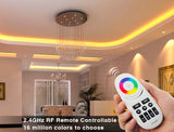 Completo controlador con botonera y control remoto RF. Permite controlar el color y la intensidad de los distintos canales de forma independiente de las diferentes luminarias RGBW (Tiras led RGB y/o RGBW) de 12/24VDC y 6A por canal conectadas. 