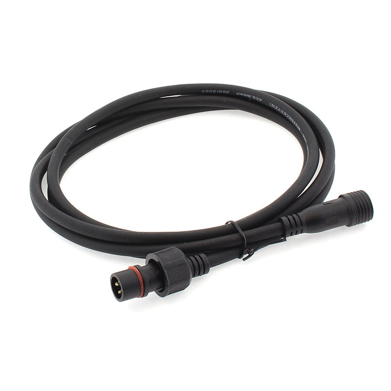 Cable extensión de 5 cables con proteción IP67 para conectar luminarias led RGBW.