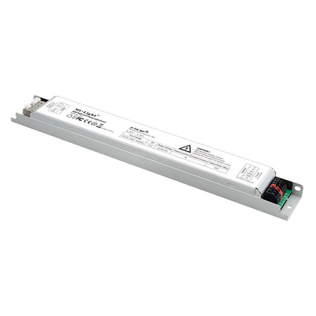 Controlador RGB+CCT específico para paneles LED. En combinación con un mando a distancia permite regular la intensidad, color y temperatura, apagado/encendido de un panel led. Con un mismo mando es posible controlar todos los controladores a su alcance.