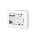 Controlador WiFi de última generación compatible con toda la gama de controladores, mandos, proyectores, downlight y bombillas WiFi de MyLight. Puedes controlar los dispositivos compatibles a través de conectividad WiFi mediante APP a través del smartphone Android o iOS y compatible con Alexa (el control por voz de Amazon). Un nuevo concepto de control para tus luminaras WiFi de Mylight. 