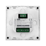 Master DMX512 y soporte RDM, RGB. Permite el control de hasta 4 zonas de forma independientes o conjunta. Con emisor de comandos RF para control con mando a distancia y WiFi APP (opcional).