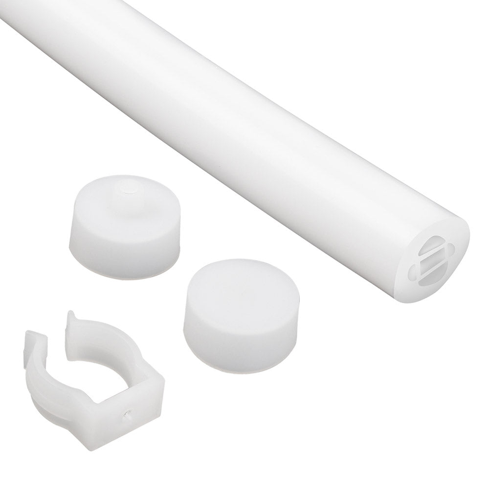 Tapa de fin de línea específica que permite sellar el extremo del tubo de silicona NEON. Se aconseja utilizar silicona pegamento o algún otro material adhesivo para fijarlo.