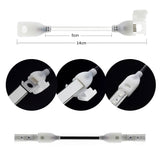 Cable que permite conectar de manera directa la tira LED RGB SMD5050 AC220V a un controlador externo. Incorpora conector rápido de 4 hilos para una instalación sencilla.