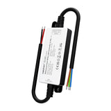 Control profesional con protección IP66 para tiras LED blanco dual CCT. Dimmer RF 2.4G para variar la intensidad y temperatura de color de la luz que emiten las tiras LED por control remoto. 