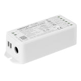 Kit que incluye controlador 3 en 1(RGB + RGBW + RGBCCT)  y mando a distancia táctil RF. Incorpora múltiples funciones de sincronización con otros controladores y con una potencia de hasta 15A. Un nuevo concepto de controladores profesionales para el control de cualquier tipo de tiras o luminarias led RGB + RGBW + RGBCCT.