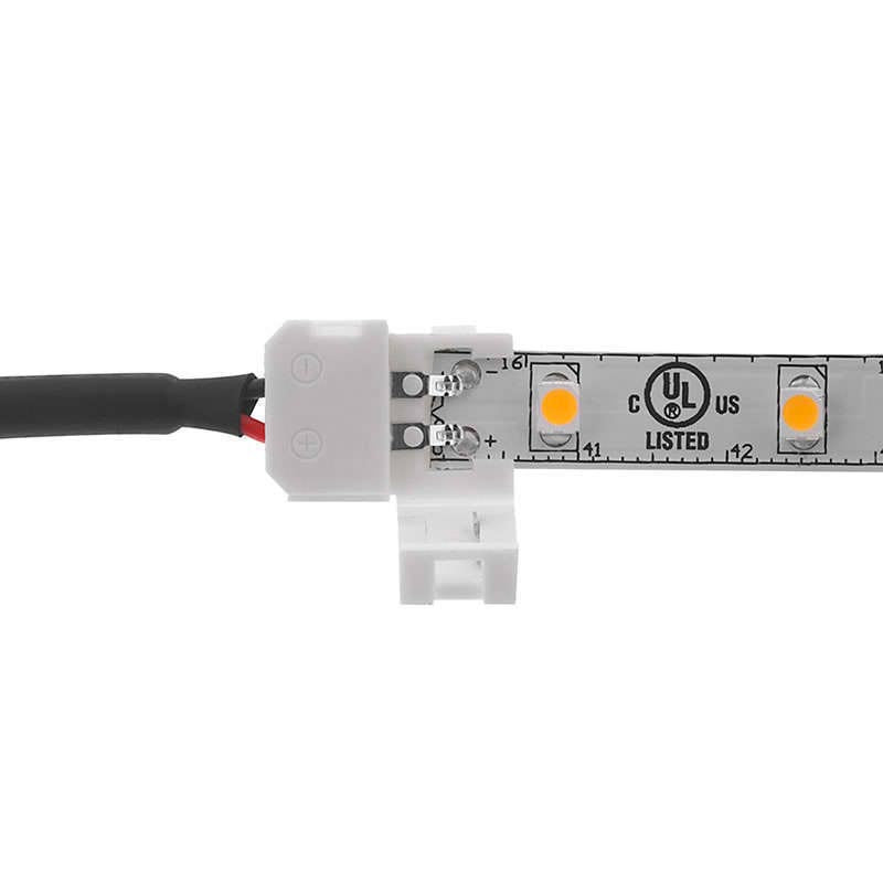 Cable conexión Jack Hembra con conector 2 Pin para tira led monocolor de 10mm de ancho