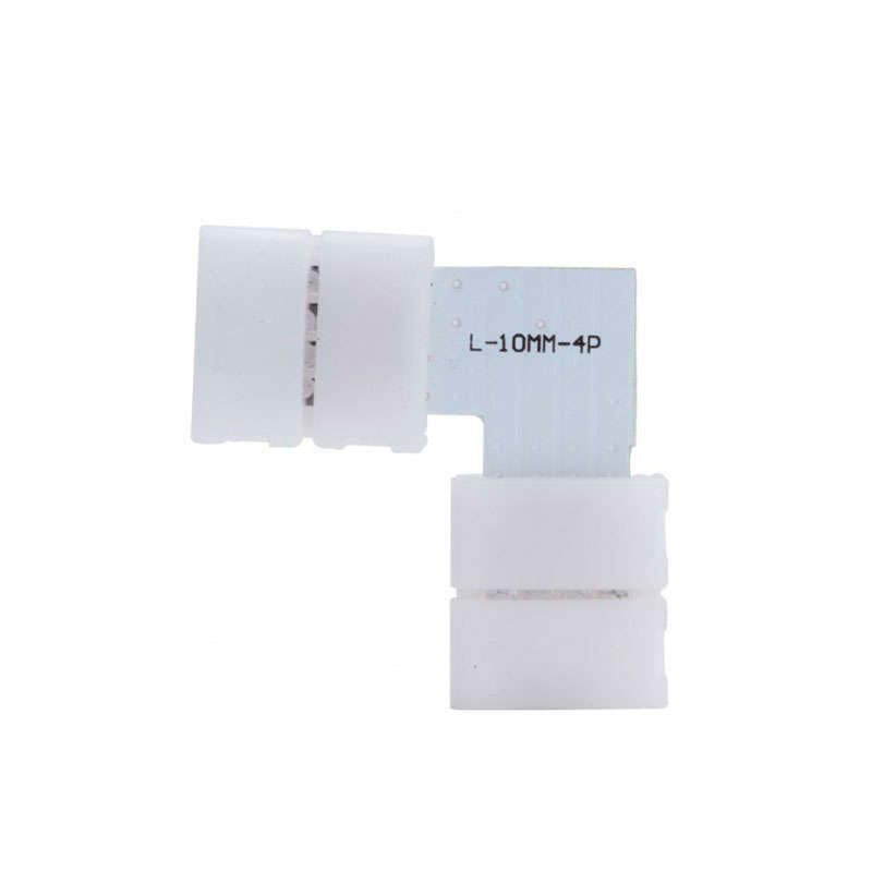 Conector L para tiras monocolor 2 Pin - 10mm