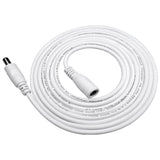 Cable alargador con conectores DC, 1 metro, blanco