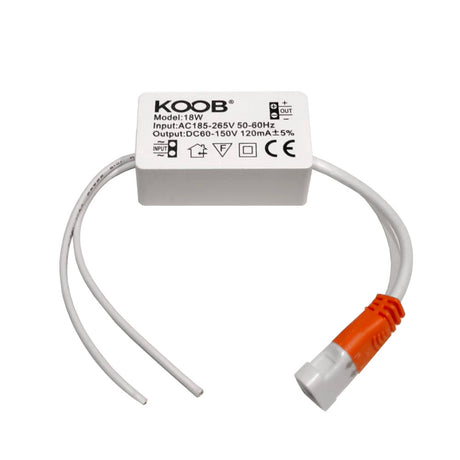 Fuente de alimentación de DC60-150V/18W/120mA Corriente Constante, para focos led