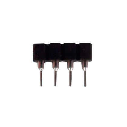 Conector rígido de Macho a Hembra de 4 Pin para la conexión directa entre tiras LED multicolor RGB