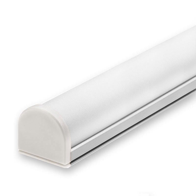 Kit que incluye perfil de aluminio, cubierta opal y tapas laterales. Para proteger y ocultar las tiras led, lo que permite realizar instalaciones profesionales, limpias y con estilo.