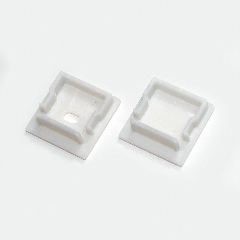 Kit que incluye las tapas de cierre derecha e izquierda del perfil led ALKAL.