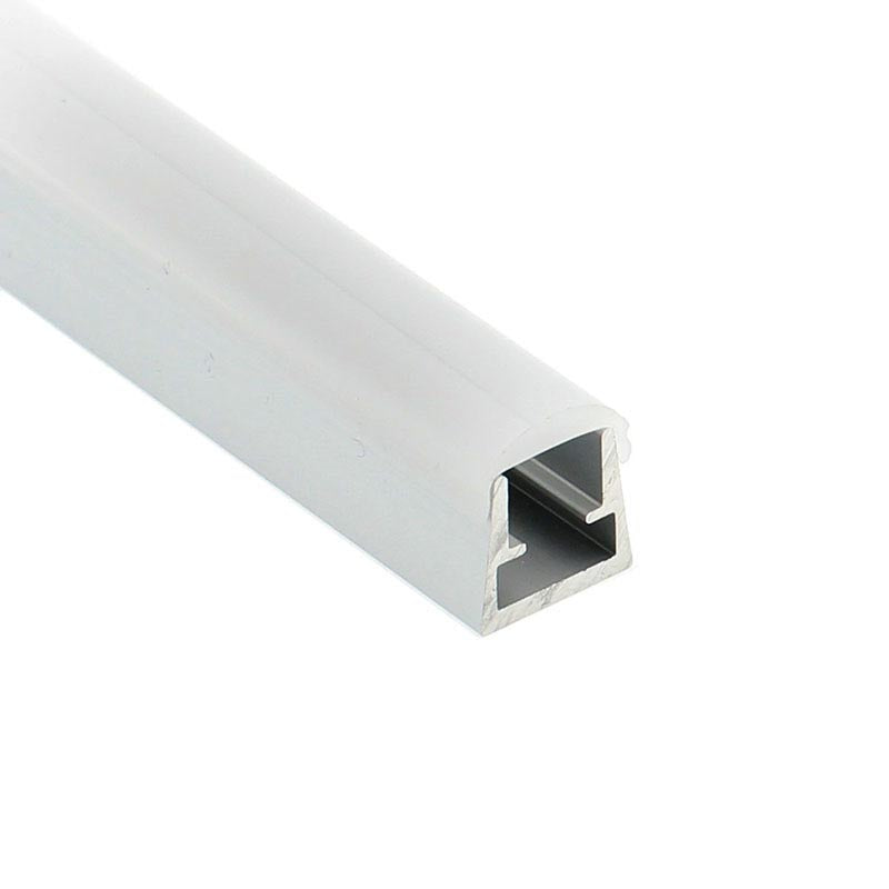 Perfil de aluminio PC para aplicaciones con metacrilato óptico, permite ocultar las tiras led, lo que permite realizar instalaciones profesionales, limpias y con estilo.