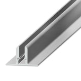 Perfil de aluminio de alta pureza y acabado anodizado para aplicaciones con metacrilato óptico que permite ocultar las tiras LED. Perfil de aluminio para realizar instalaciones profesionales, limpias y con estilo. Estos perfiles de aluminio son ideales para aplicaciones de rotulación, creación de baldas con luz, etc.