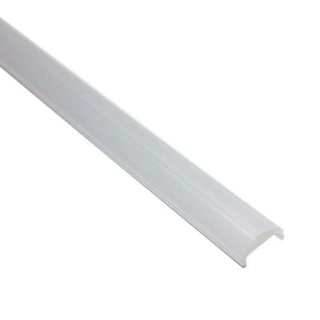 Cubierta opal óptica de 90º para instalaciones personalizadas de tiras led. Permite realizar instalaciones profesionales, limpias y con estilo.