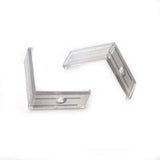 Clip montaje tira led para sujetar los perfiles KORK a cualquier superficie.