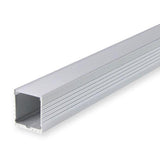 Kit que incluye perfil de aluminio, cubierta opal y tapas laterales. Para proteger y ocultar las tiras led, lo que permite realizar instalaciones profesionales, limpias y con estilo.