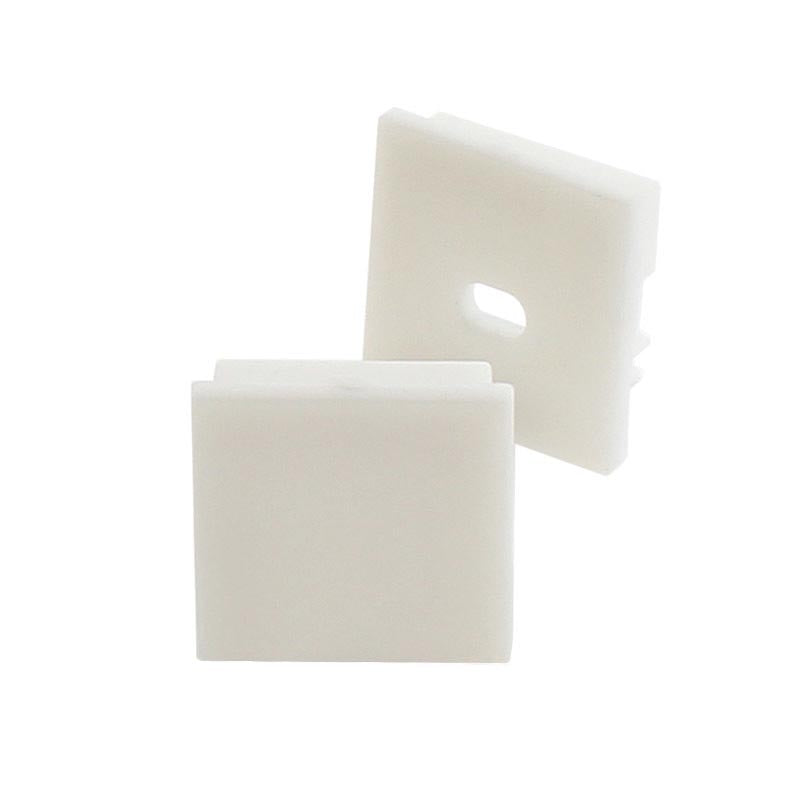 Kit que incluye perfil de aluminio ALKAL, cubierta opal y tapas laterales. Para proteger y ocultar las tiras led, lo que permite realizar instalaciones profesionales, limpias y con estilo.
