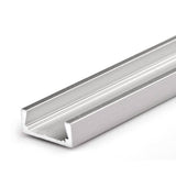 Kit que incluye perfil de aluminio, cubierta opal y tapas laterales. Para proteger y ocultar las tiras led, lo que permite realizar instalaciones profesionales, limpias y con estilo.