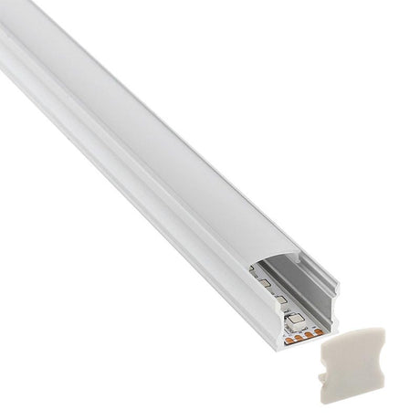 Kit que incluye las tapas de cierre derecha e izquierda del perfil led HARFO.
