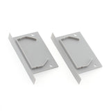 Kit que incluye las tapas de cierre derecha e izquierda del perfil led OSIC V2.
