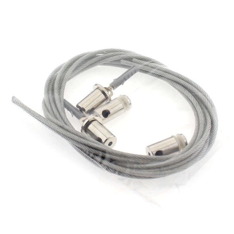 Set de 2 cables de suspensión para perfiles de aluminio NORLUX