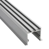 Kit que incluye perfil de aluminio, cubierta opal y tapas laterales (No incluye clips de sujección). Para proteger y ocultar las tiras led, lo que permite realizar instalaciones profesionales, limpias y con estilo.