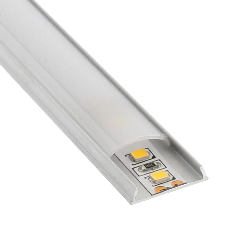 Kit que incluye perfil de aluminio flexible, cubierta opal y tapas laterales. Para proteger y ocultar las tiras led, lo que permite realizar instalaciones profesionales, limpias y con estilo.