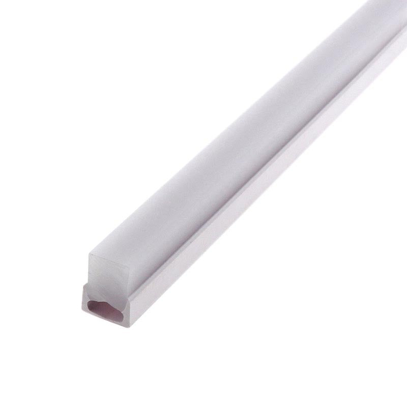Kit que incluye perfil de PVC con difusor traslúcido con protección Anti-UV y resistencia al agua IP68. Para proteger y ocultar las tiras led, lo que permite realizar instalaciones profesionales, limpias y con estilo.