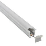 Kit que incluye las tapas de cierre derecha e izquierda del perfil led TEITO mini.