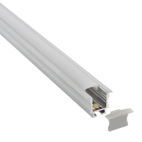 Kit que incluye las tapas de cierre derecha e izquierda del perfil led TEITO mini.