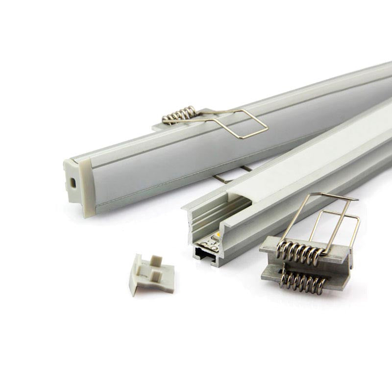 Kit que incluye las tapas de cierre derecha e izquierda del perfil led TEITO mini.