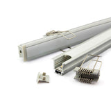 Kit que incluye las tapas de cierre derecha e izquierda del perfil led TEITO mini.