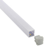 Kit que incluye las tapas de cierre derecha e izquierda del perfil led CUB IP68.