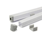 Clip montaje tira led para sujetar los perfiles led a cualquier superficie.