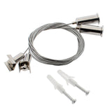 Completo kit que incluye todo lo necesario para instalar fácilmente los perfiles KEN de forma suspendida.