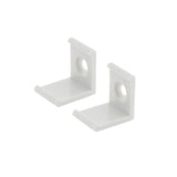 Clip montaje tira led para sujetar los perfiles led a cualquier superficie. (1 unidad), plástico
